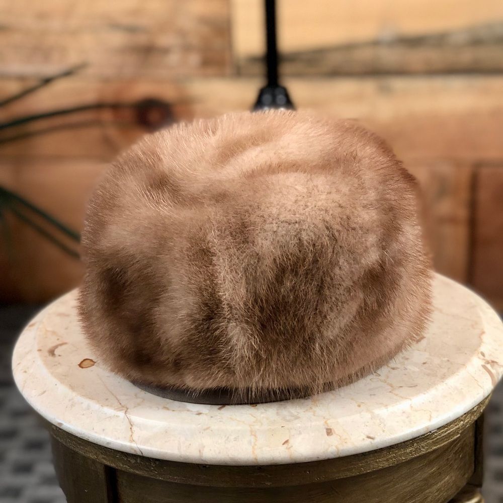 VINTAGE Mink Hat